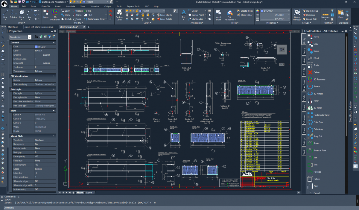 IntelliCAD Interface de Utilizador